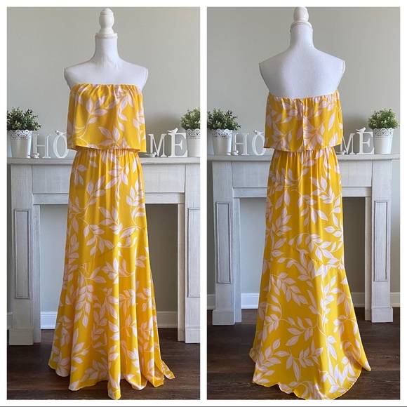 Tyche Dresses & Skirts - (NEW) ‘Tyche’ Floral strapless maxi summer dress